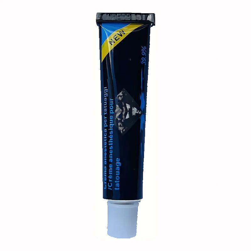 Tube de crème anesthésiante pour tatouage