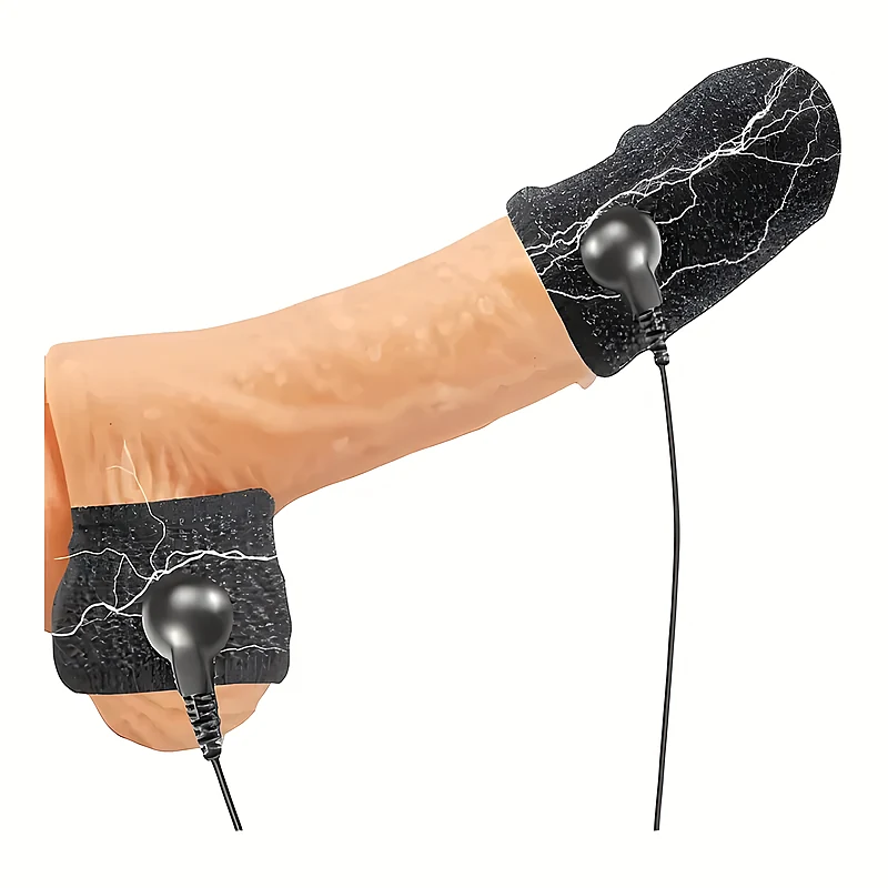 Jeu d’anneaux électrifiés pour pénis et testicules