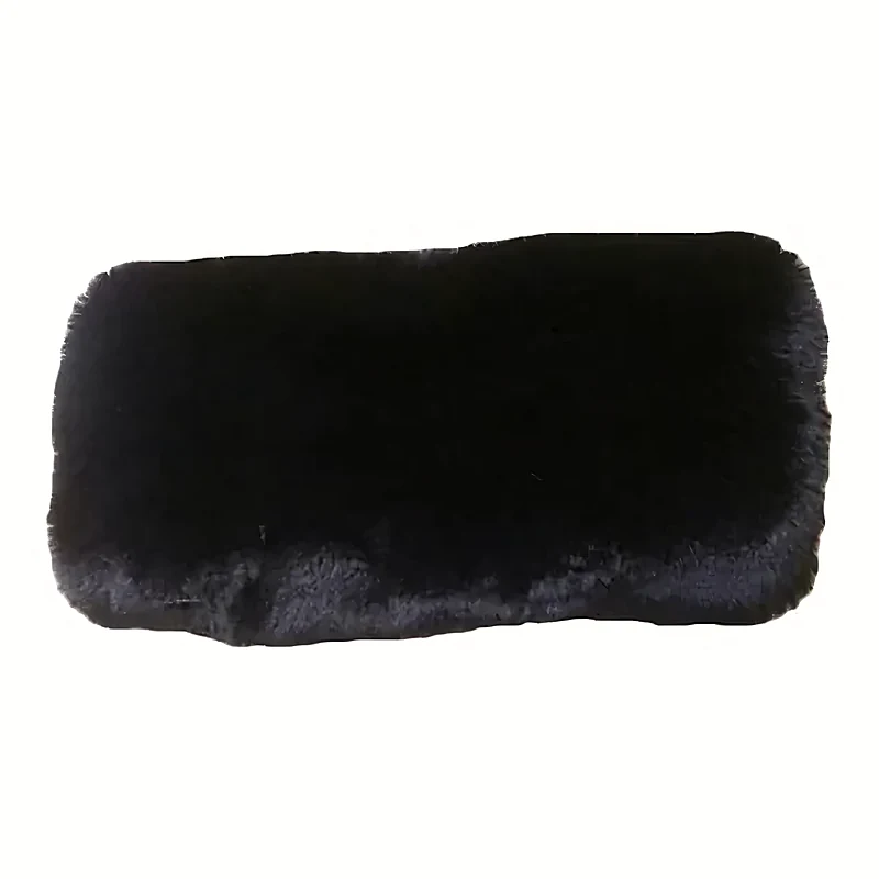 Manchon VORCOOL en fausse fourrure noire