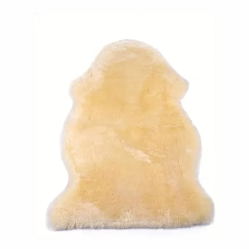 Peau d’agneau NATURASAN à poil long ivoire